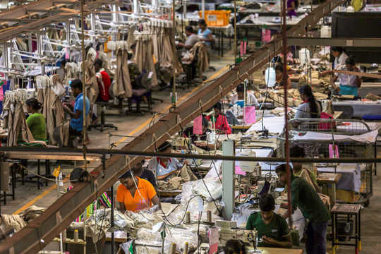 Cut from the same cloth? Workers in Asia. Asian Development Bank/Flickr, CC BY-NC-ND